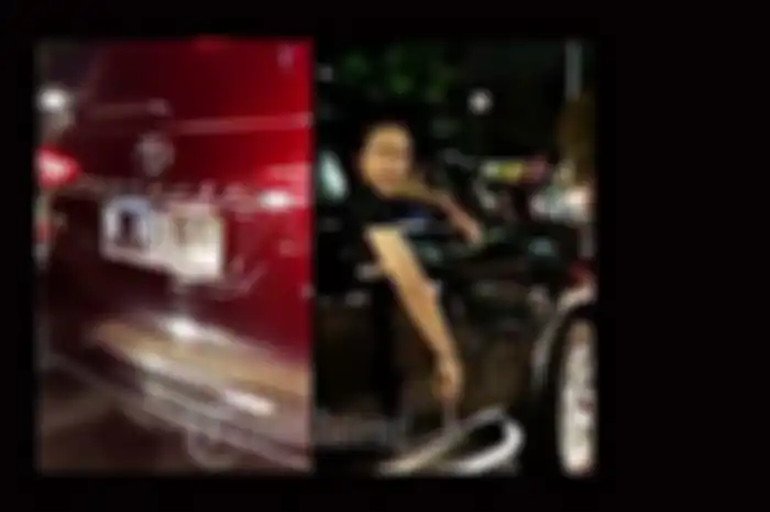 Pengemudi Toyota Fortuner marah-marah dan acungkan senjata api