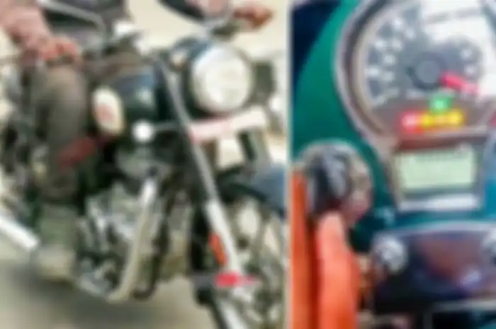 Muncul spy shot motor baru Royal Enfield Classic 350, pakai panel instrumen baru.