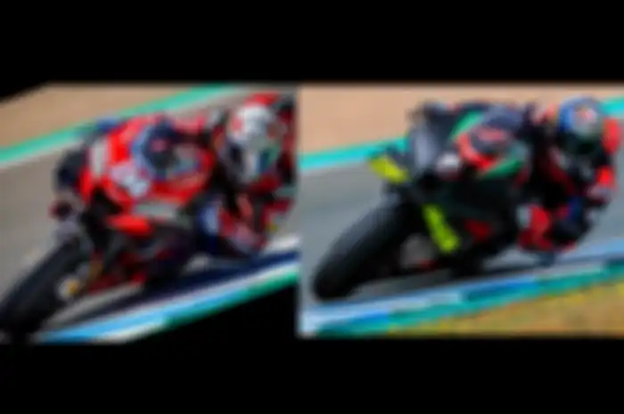 Andrea Dovizioso bilang begini selesai ngegas motor MotoGP Aprilia RS-GP. Rasanya enak jajal motor baru setelah 8 musim naik motor lama
