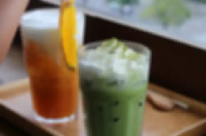 Ilustrasi minuman dingin untuk menu berbuka puasa.