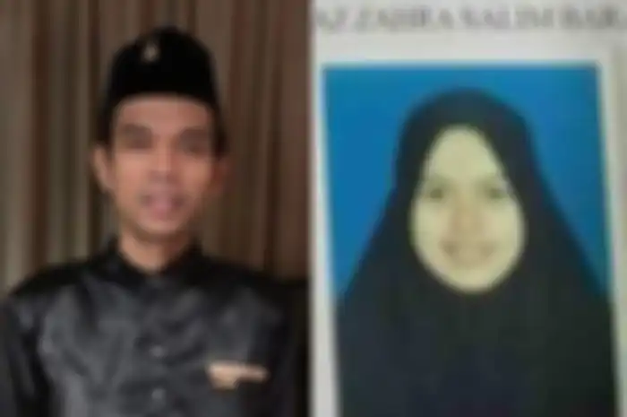 Ustaz Abdul Somad dan Fatimah Az Zahra, gadis Jombang, Jawa Timur yang akan segera menikah dengan sang pendakwah.