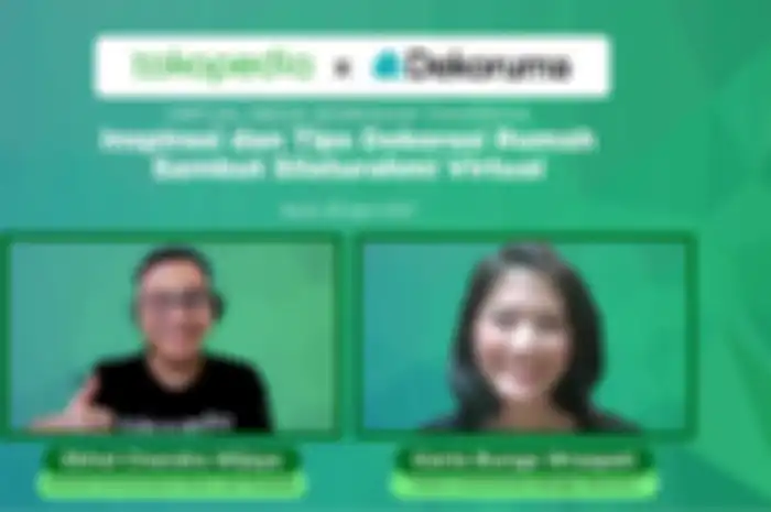 Dua pembicara di Tokopedia x Dekoruma pada hari Senin. (26/4)
