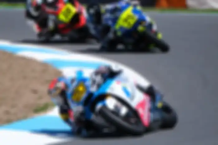 Pembalap Indonesia, Dimas Ekky Pratama tampil positif di ajang balap FIM CEV Repsol Moto2 Portugal 2021.