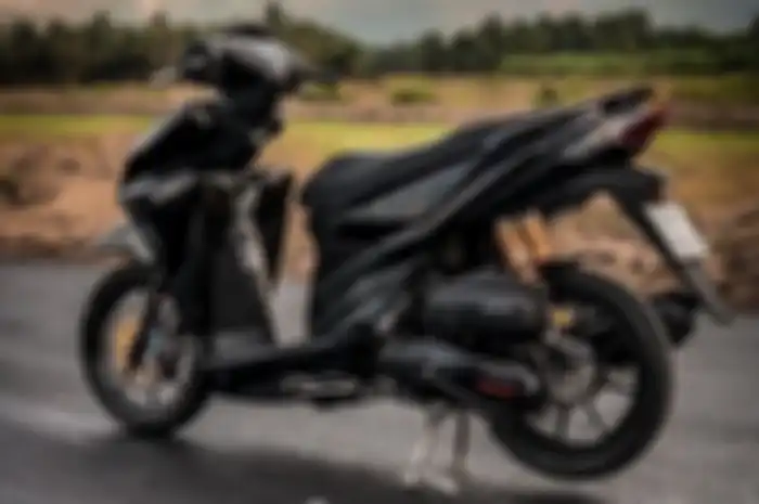 Modifikasi Honda Vario 150, fokus ubahan kaki-kaki.
