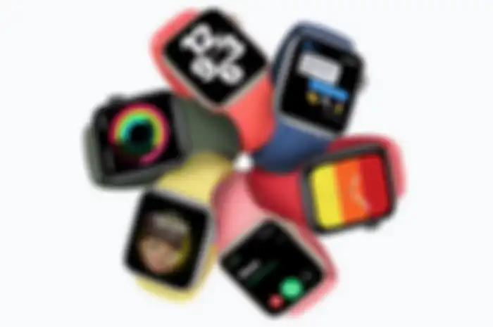 Ilustrasi Apple Watch Series 6 dan Apple Watch SE