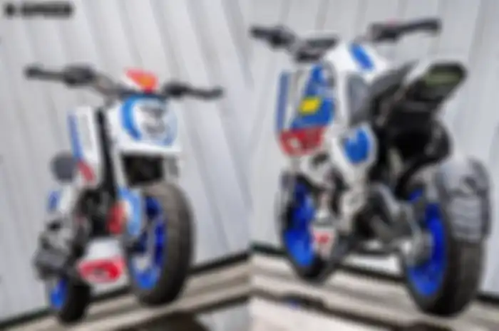 Honda GROM 125 modifikasi Gundam RX-78 dari K-Speed
