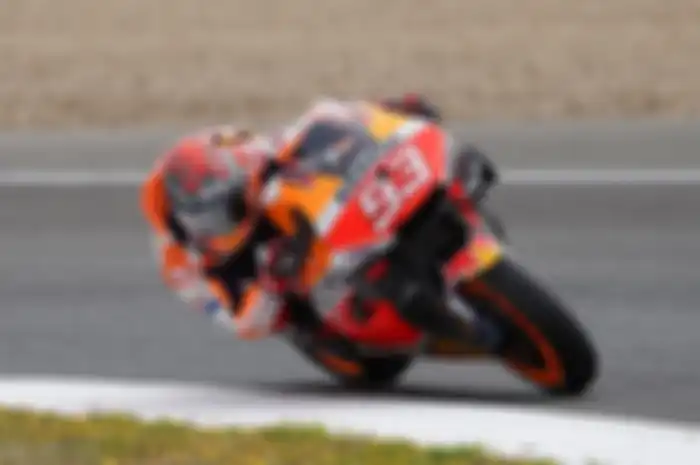 Gak cuma Fabio Quartararo, pembalap Respol Honda Team Marc Marquez juga absen di tes resmi MotoGP Jerez 2021, (3/5/2021)