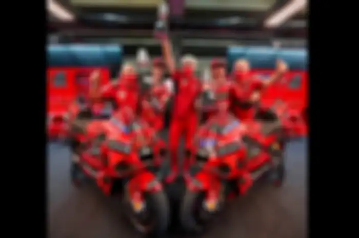Ducati cetak banyak sejarah baru di MotoGP 2021 setelah pembalapnya Jack Miller dan Francesco Bagnaia finis 1-2 di sirkuit Jerez, (2/5/2021)