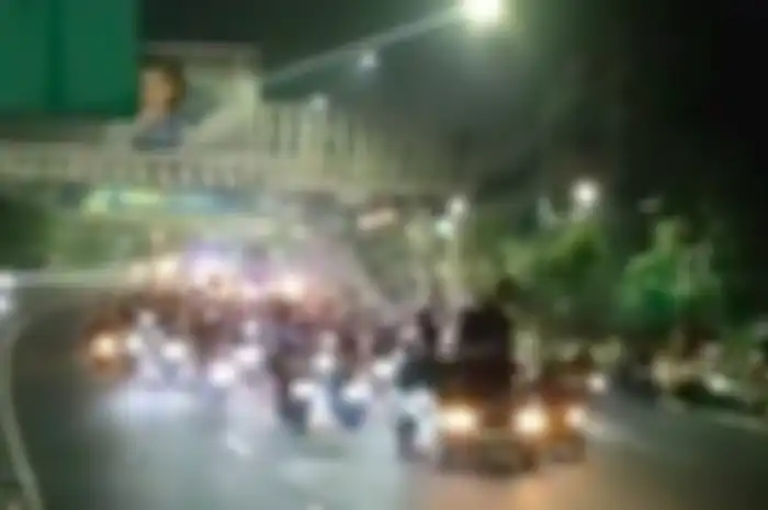 Video pemotor konvoi bikin ricuh jalanan Bekasi