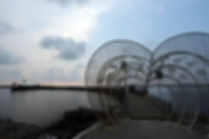 Jembatan cinta di Ancol