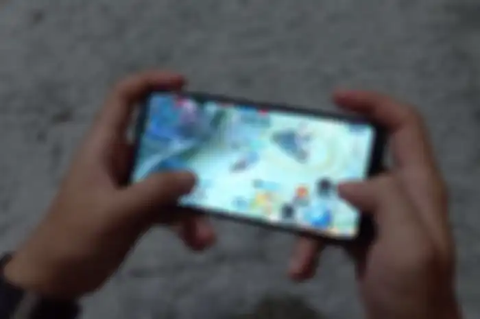 Ilustrasi bermain game Mobile Legends di Nokia 5.4.