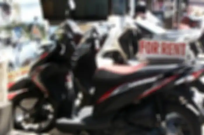 Ilustrasi sewa motor