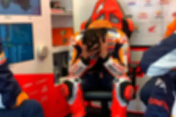 Dua kali terjatuh di MotoGP Prancis 2021, pembalap Repsol Honda, Marc Marquez kesal
