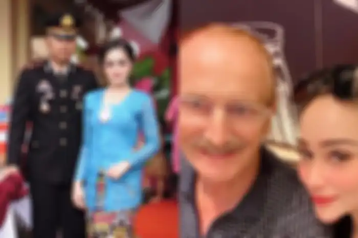 Foto ayah Cristina Laws istri perwira polisi yang disebut mirip Barbie. Cristina pernah menjadi Putri Pariwisata. 