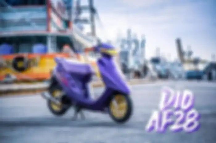 Modifikasi motor matic 2-tak Honda Dio AF28, bertabur part hedon!