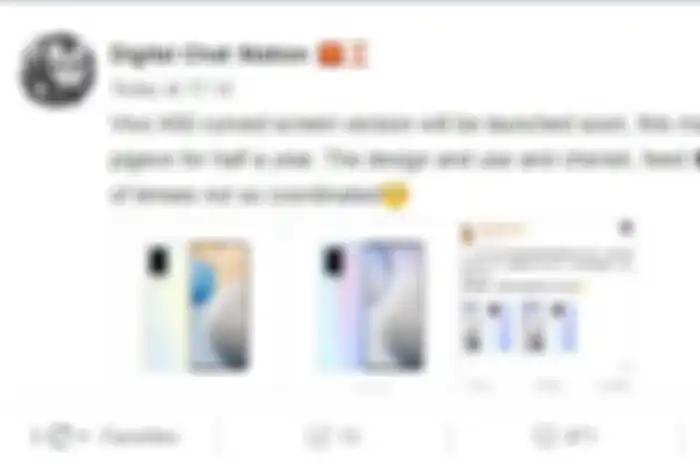 Bocoran Vivo X60 layar lengkung