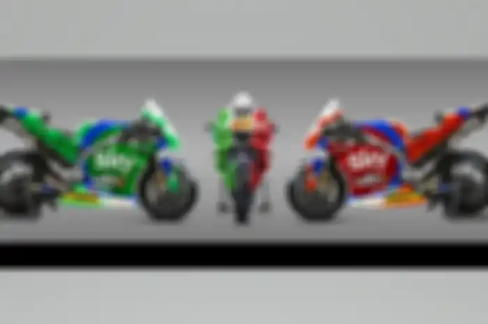 Keren cuy, motor Ducati Desmosedici GP milik adik Valentino Rossi, Luca Marini pakai livery spesial di MotoGP Italia 2021.