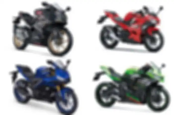 Ilustrasi harga motor sport 250 cc baru model fairing.