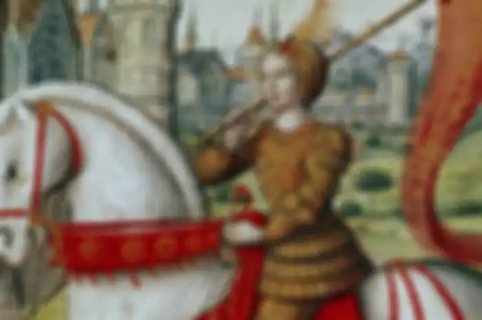 Joan of Arc, pahlawan wanita Prancis dan seorang martir.