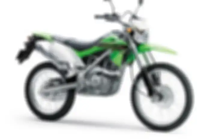 Ilustrasi motor trail Kawasaki KLX 150.