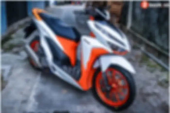 Honda Vario 150 pilih modifikasi total di aksesoris, peleknya cakep!