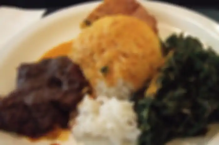 Ilustrasi nasi padang