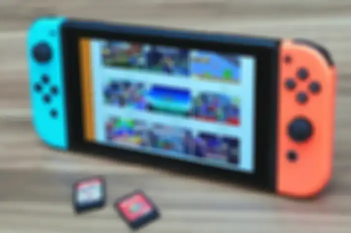 Ilustrasi konsol game Nintendo Switch