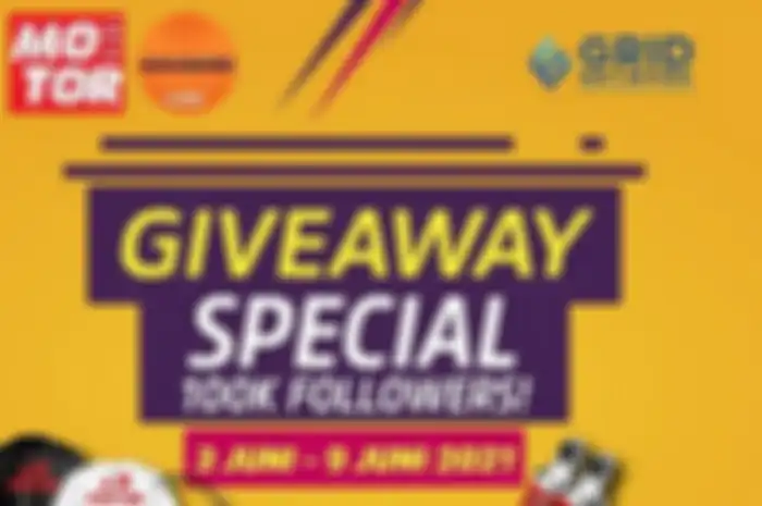 MOTOR Plus bagi-bagi Giveaway dengan banyak hadiah menarik