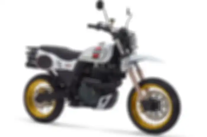 Motor retro modern baru, mesin 650 cc, tampang mirip Ducati Scrambler.