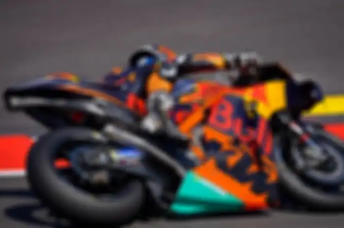 Tes MotoGP Catlunya 2021, pabrikan KTM terciduk mengetes motor prototipe untuk MotoGP 2022, pada (7/8/2021).
