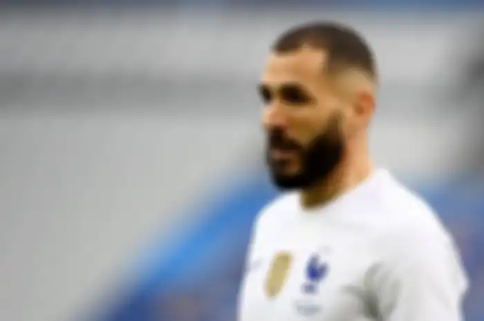 Striker timnas Prancis, Karim Benzema jelang Euro 2021 (Euro 2020).