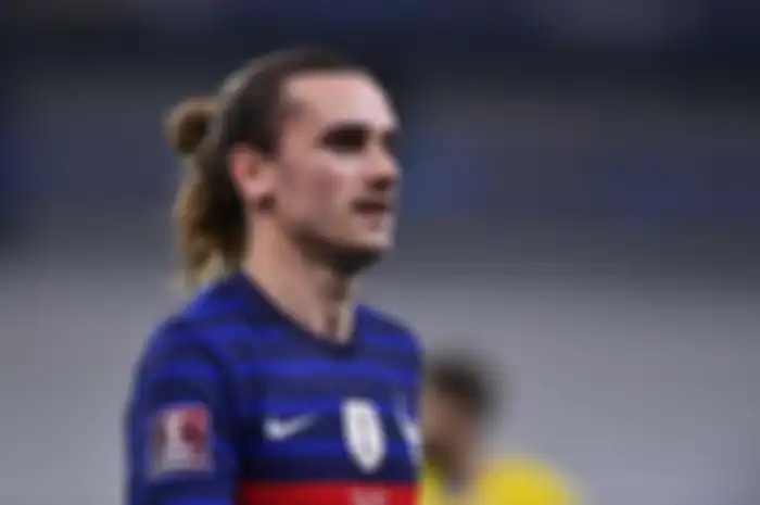 Striker timnas Prancis, Antoine Griezmann yang berlaga di Euro 2020.