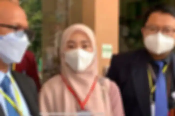 Larissa Chou saat hadir di Pengadilan Agama Cibinong, Kabupaten Bogor, Jawa Barat, Rabu (16/6/2021).