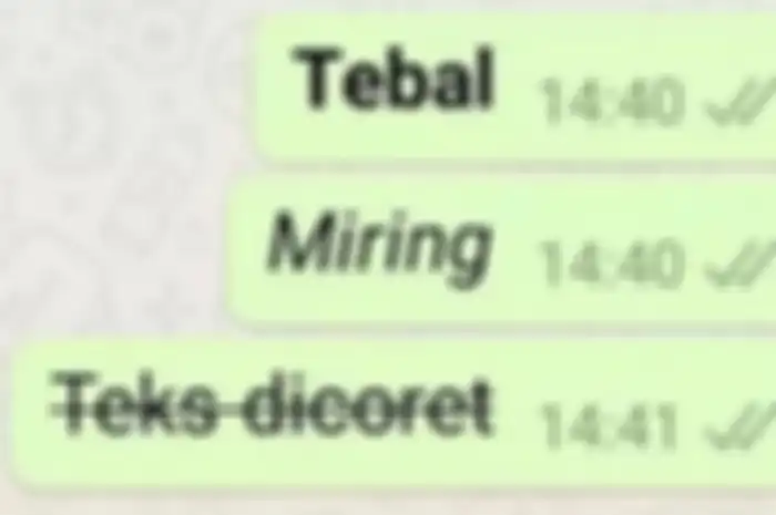 Trik Simpel Ubah Huruf di WhatsApp jadi Tebal, Miring atau Dicoret, Biar Makin Gaya Bro