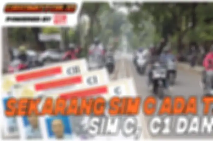 Pengendara motor besar alias moge harus paham nantinya harus menggunakan SIM CI atau CII, ini penjelasan Polisi.
