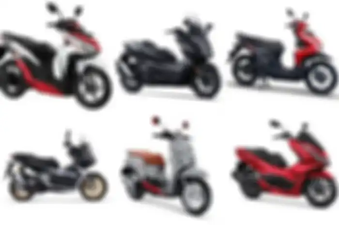 Foto ilustrasi motor matic baru Honda.