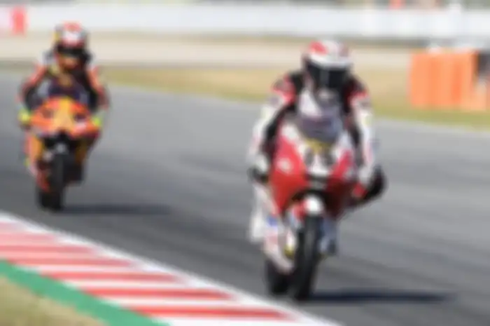 Pembalap Indonesia, Andi Farid Izdihar atau Andi Gilang raih posisi segini di FP2 Moto3 Jerman 2021.