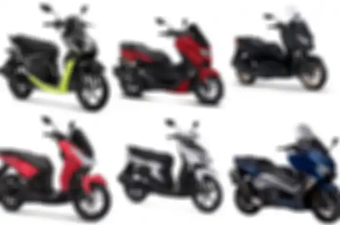 Foto ilusrasi. Segini harga motor matic baru Yamaha lengkap Juni 2021.