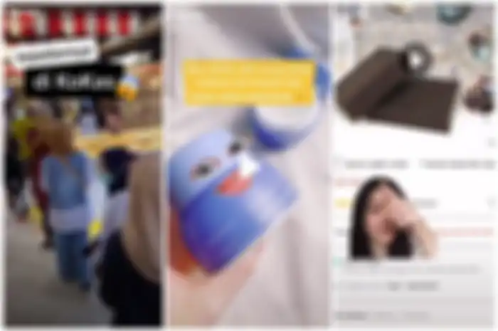 Tangkapan layar promosi jualan online di TikTok