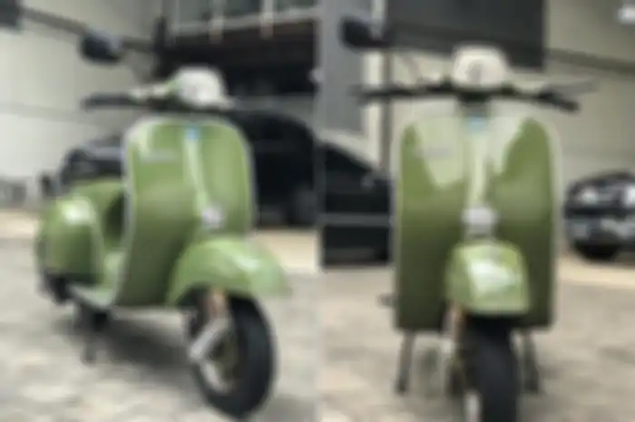 Vespa Super langka edisi ulang tahun DKI Jakarta, cuma meluncur 100 unit.