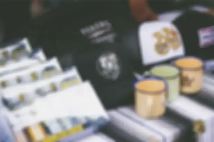 Ilustrasi merchandise ala BBQ Ride.