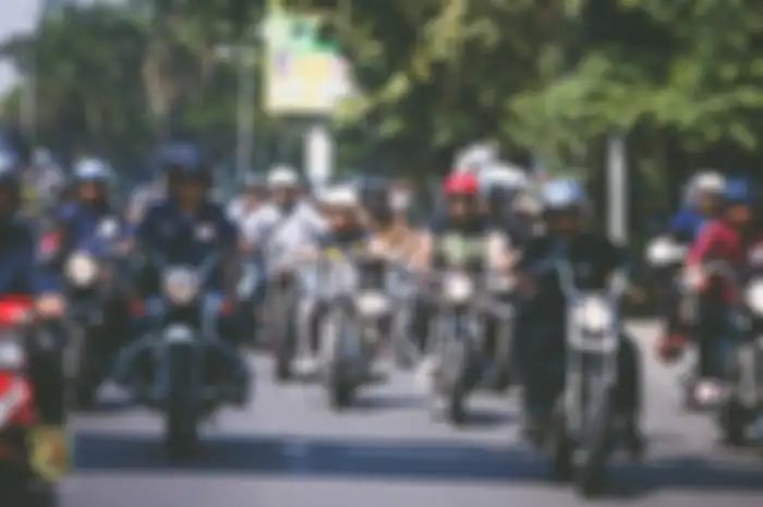 Ilustrasi event komunitas motor.