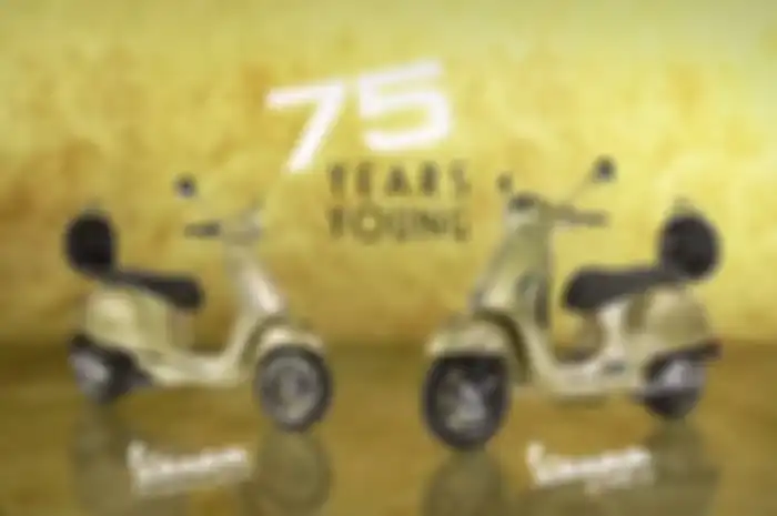 Vespa 75th Anniversary meluncur di Indonesia, ada 2 model segini harganya.
