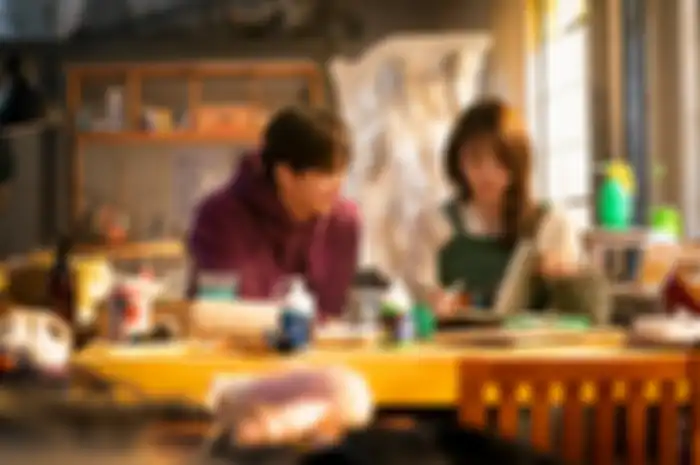 Park Jae-eon dan Yu Na-bi dalam drama Korea Nevertheless