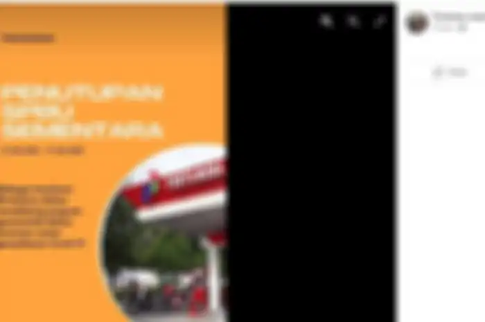 Informasi SPBU Pertamina tutup sementara mulai besok tersebar di media sosial