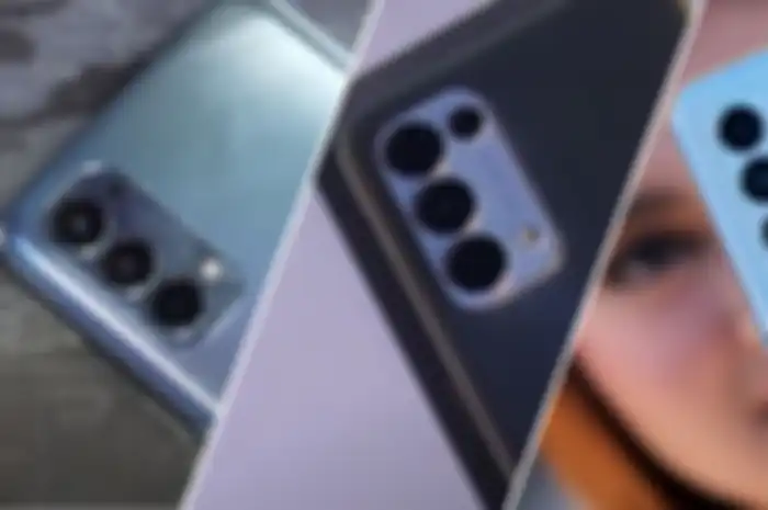 kamera - kamera OPPO Reno 4 (kiri), Reno5 (tengah), dan Reno6 (kanan)