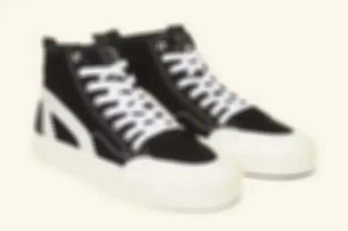 Sneakers High Hitam Putih Aftersundays