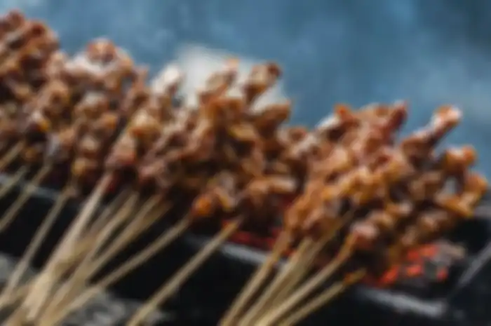 Ngga heran kalo ada artis atau musisi yang menyambangi kuliner Indonesia, sate menjadi salah satu makanan favoritnya