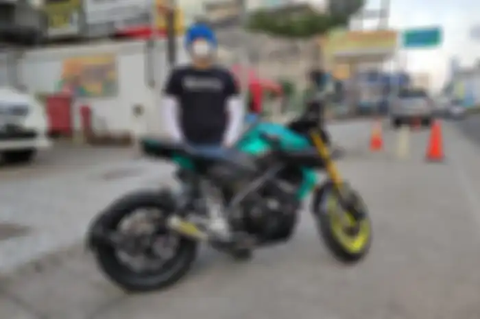 Modifikasi Yamaha MT-15 berkonsep Hyper Naked ala moge.