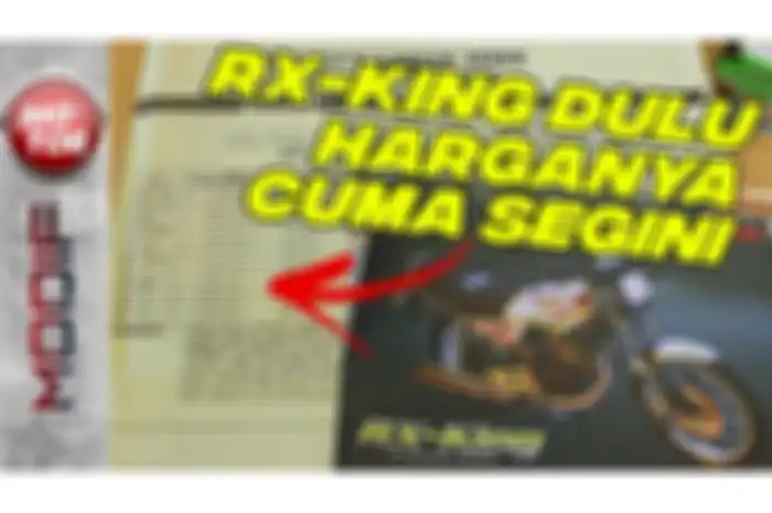 Brosur daftar harga motor Yamaha RX-King 